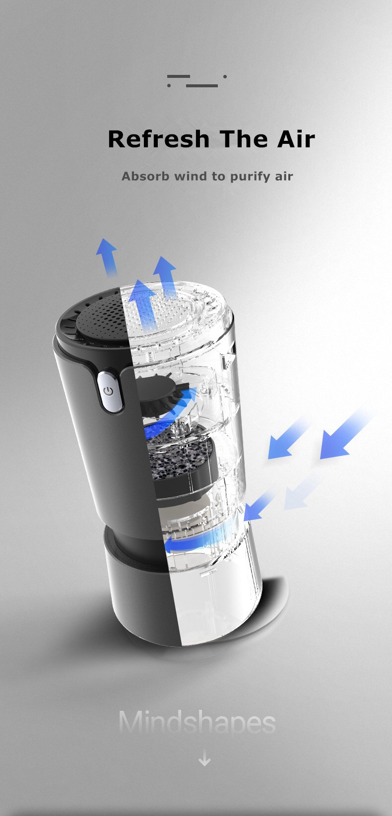 View 3 of Portable Mini Air Purifier
