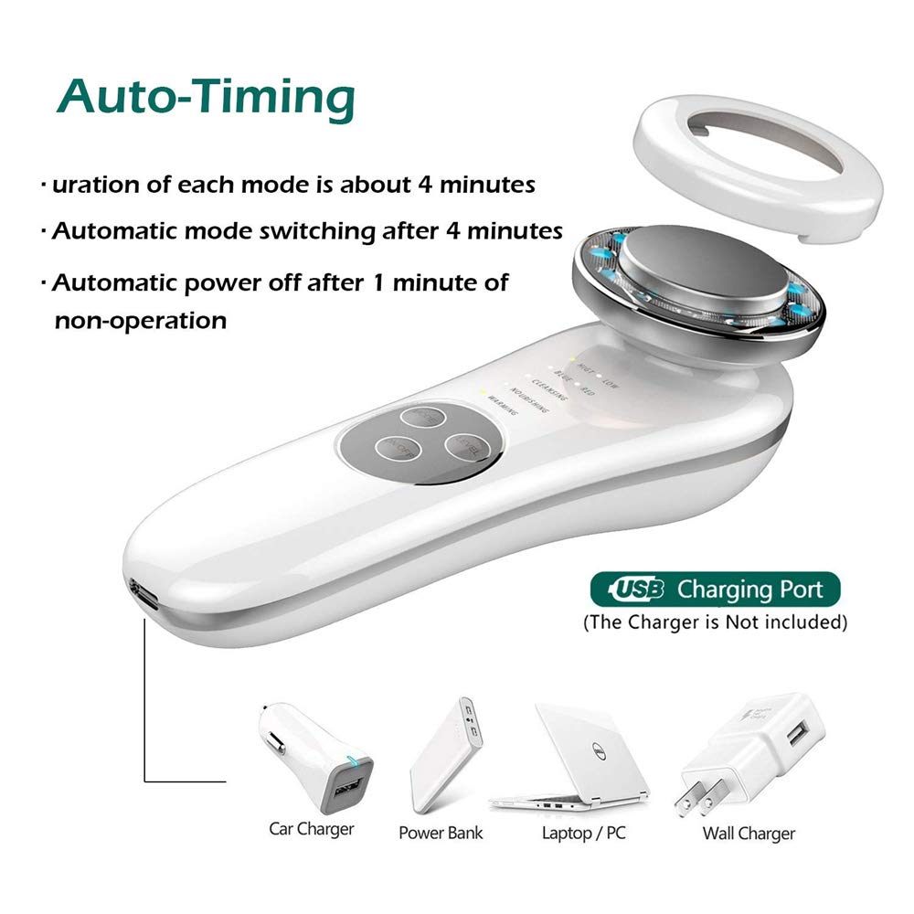 View 3 of 7 in 1 Facial Massager Skin Care Tools 