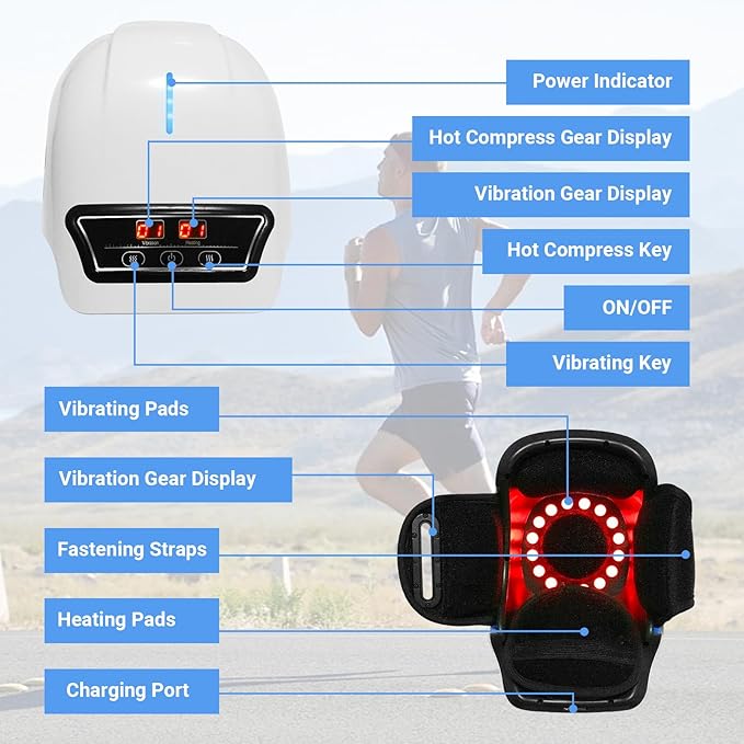View 3 of Wireless Knee Massager